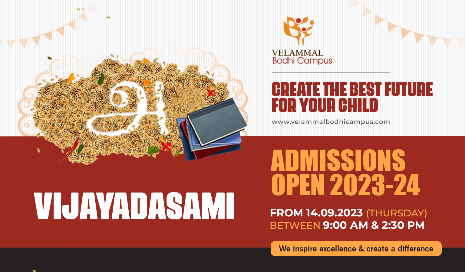 Vijayadasami Admission Open